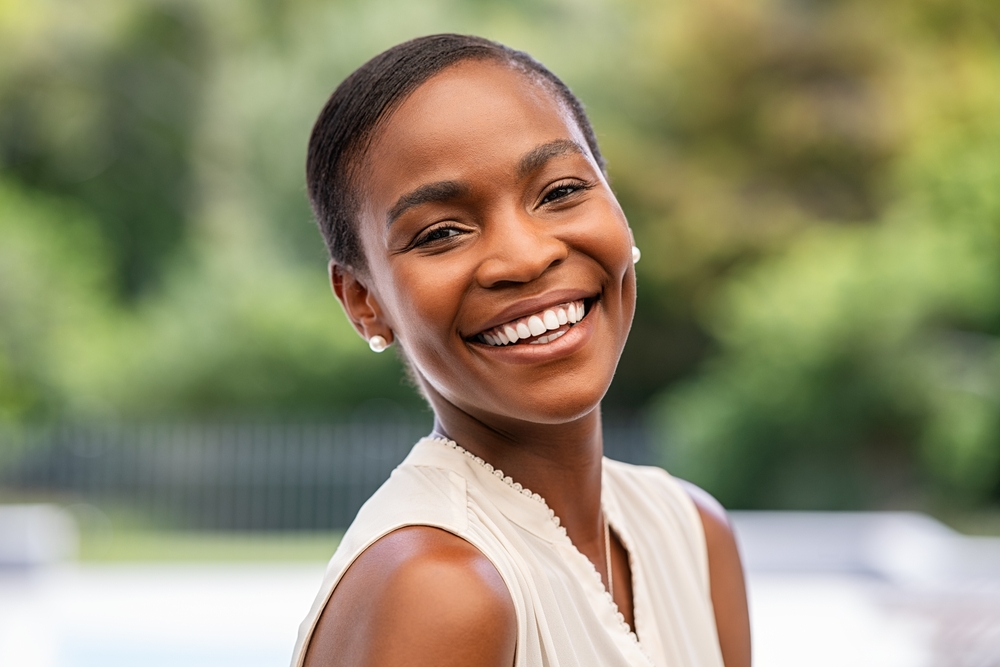 Smiling patient with a confident smile